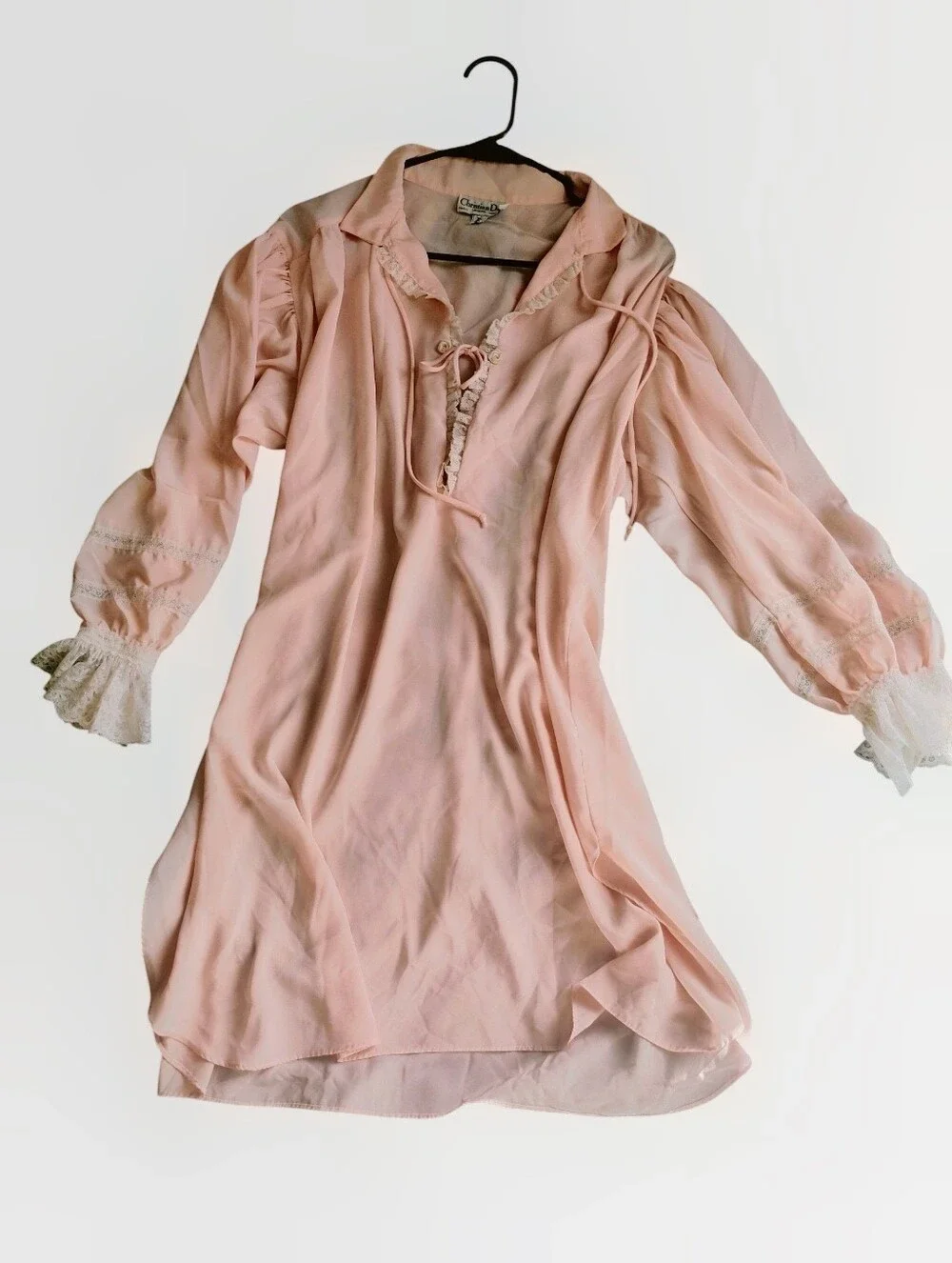 Dior | Dresses | Dior Saks Fifth Avenue Vintage Blush Pink Lacetrim Long Sleeve Peasant Dress | Poshmark Dior | Dresses | Dior Saks Fifth Avenue Vintage Blush Pink Lacetrim Long Sleeve Peasant Dress | Poshmark